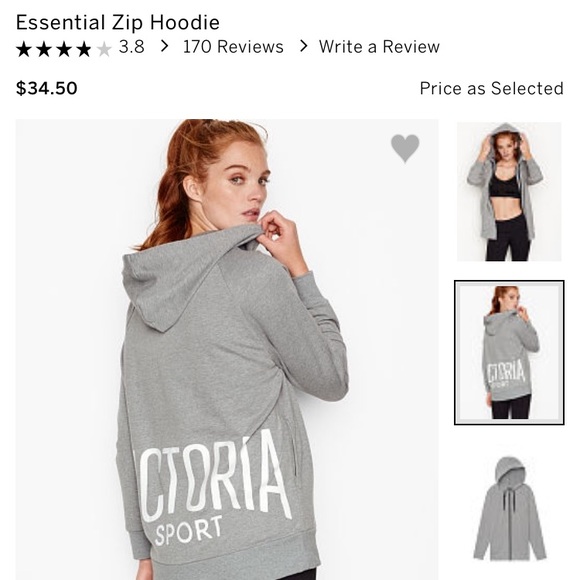 victoria sport essential hoodie